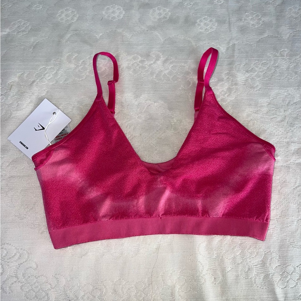 Gymshark pink sports bra